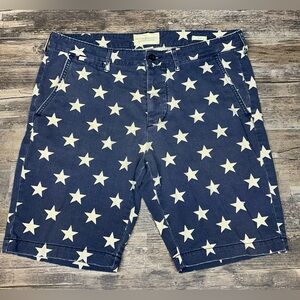 Ralph Lauren Denim & Supply Shorts - Star Print - Americana - Size 34 - GUC